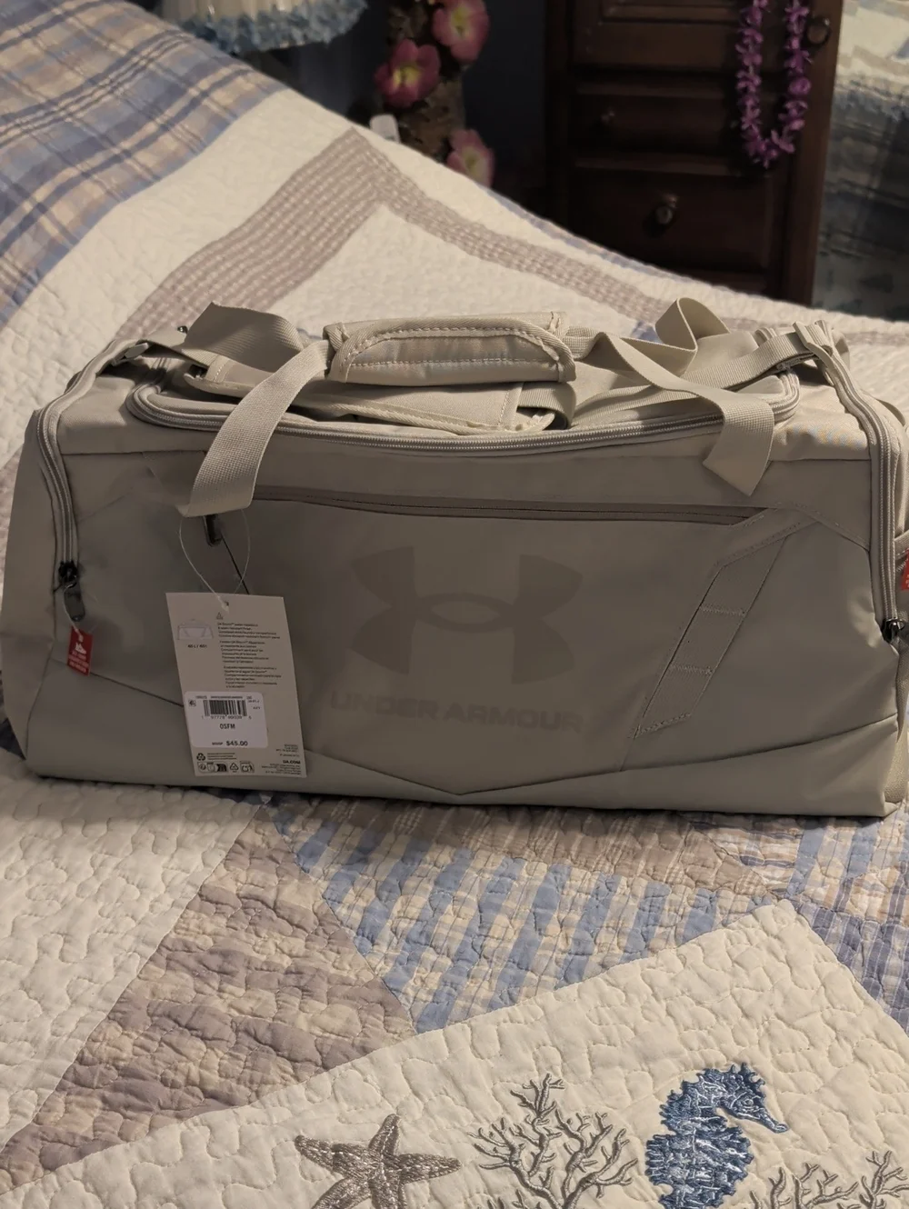 Under Armour Men’s Light Beige Duffel Bag